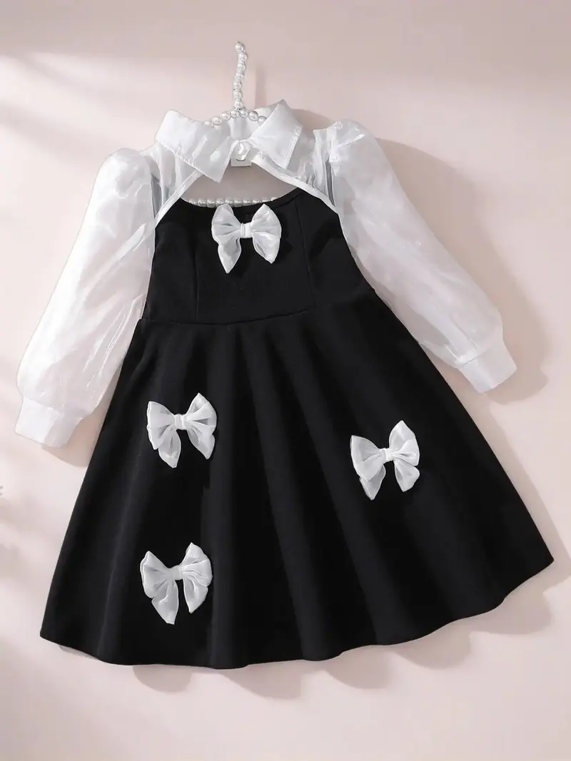 black dress with white bow - TikTok Shop black dress with white bow - TikTok Shop
