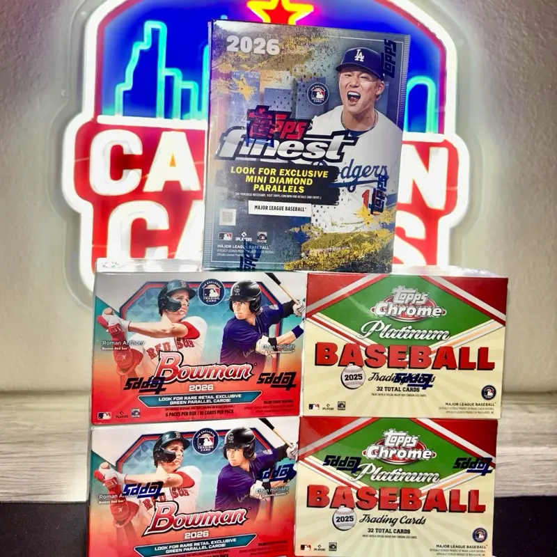 PYT-59 Topps Finest, Bowman, & Platinum Mixer Collectible Sports Trading Cards & Packs