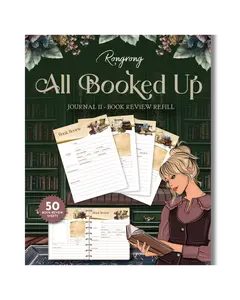 All Booked Up Journal II - Book Review Refills