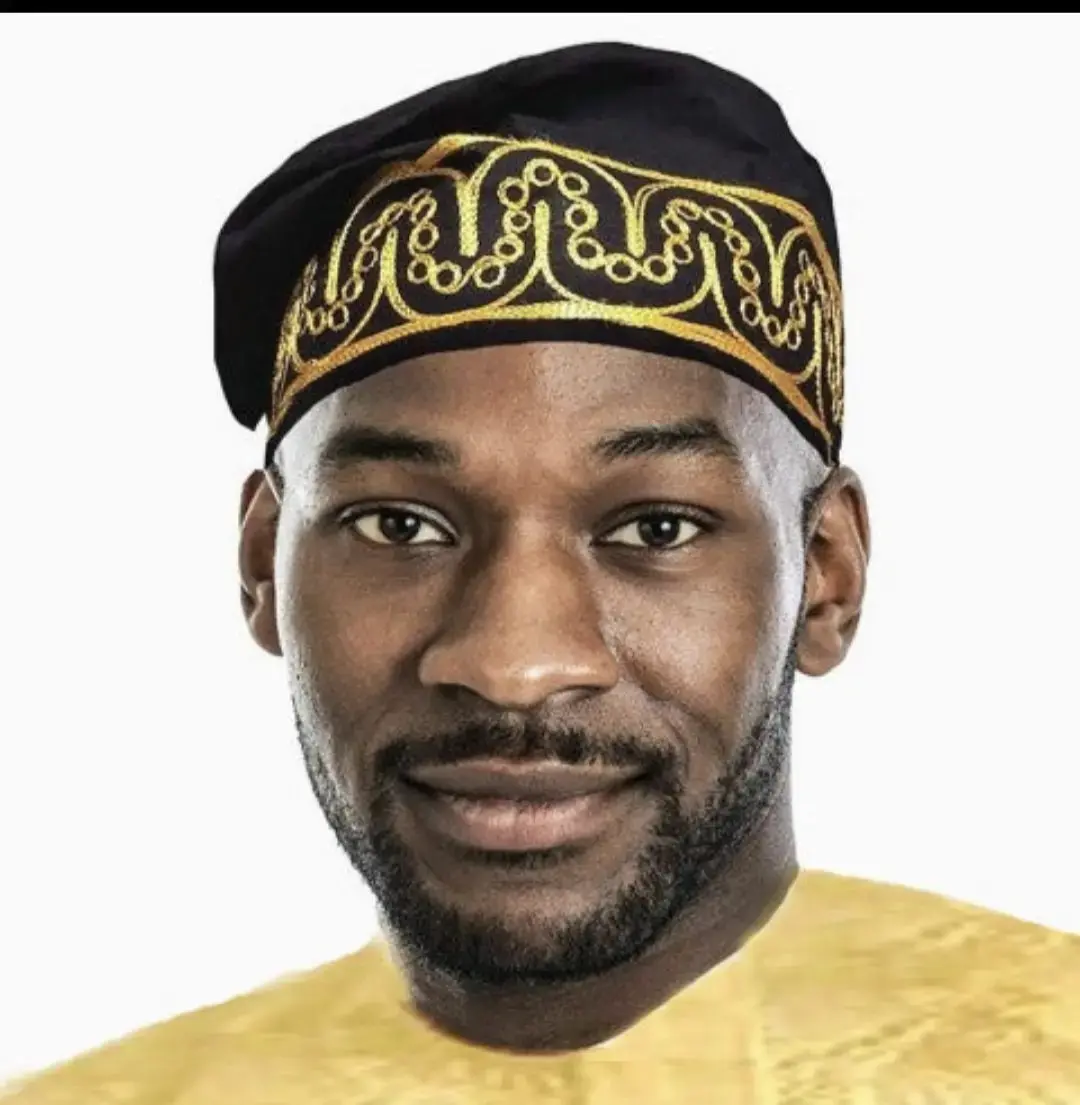 Black Kufi African Adebo Hat with Gold Embroidery-DPC104H | African Fashion | Dupsie's