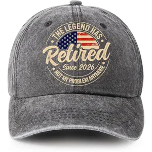 Retirement Gifts for Men 2026, Funny Adjustable Retired Hats for Men Women