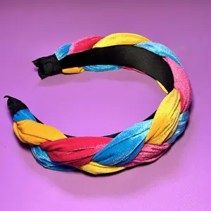 I Feel Bonita "Janelle" headband (Pink, Yellow & Blue)