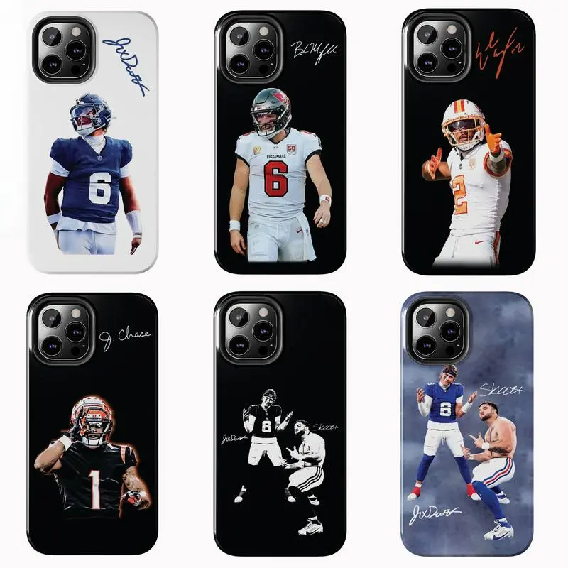 Football Jaxson Skattebo Cellphone Casing - Phone Cover Accessory for iPhone 17,16,15,14,13,12,11 and Samsung Galaxy S23-S26 Ultra Devices, Accessories, Protection