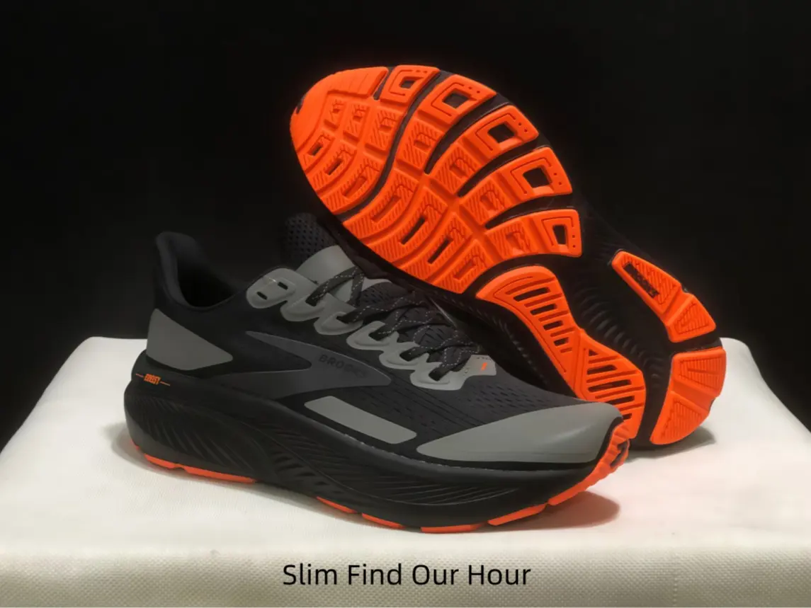 Stable Contour Cushion Black Grey Trail Trainers, Sweat-Friendly Breathable Mesh Upper, Aggressive Grip Outsole Shoes for Forest Trails & Daily Outdoor Exercise