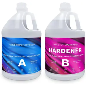 Epoxy  2 Gallon Kit,  Clear Epoxy  High Gloss, Easy Mix 1:1 Bubbles Free Art  for Coating and Casting, Countertop, Table Top, River Tables, , Craft DIY, Molds