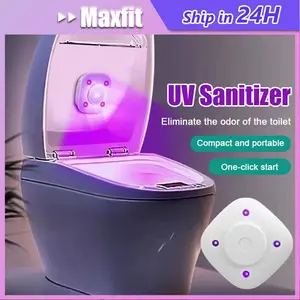 Maxfit UV Toilet Seat Disinfector Auto-Induction Deodorize Anti-Epidemic Compact Portable One-Click Start Bathroom Must-Have