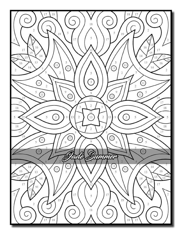 Color by Number Patterns: An Adult Coloring Book with Fun, Easy, and Relaxing Coloring Pages (Color by Number Coloring Books)