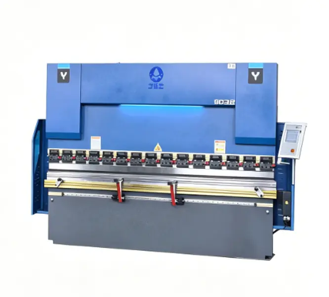 CNC Hydraulic Press Brake Machine - 80T/3200 Metal Sheet Bending Tool with 7-Inch TFT Touch Screen, Aluminium Construction, Anti-Jamming Capacity, Automatic Calculations for Wiring Boxes/Metal Cabinets, Configuration Table For Valves Sequencing