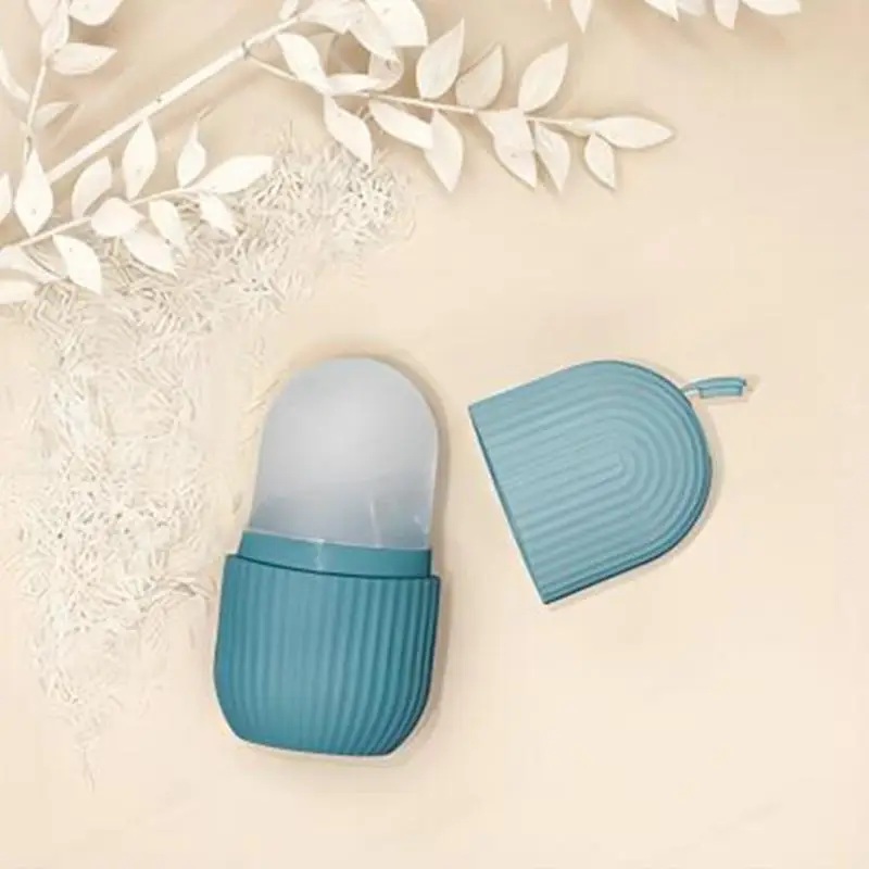 Facial Ice Roller, Ice Rollers for Eyes & Neck, Facial Beauty Ice Roller for Face, Face Massager Gua Sha Mold, Ice Compress Facial Ice Cold Compress C