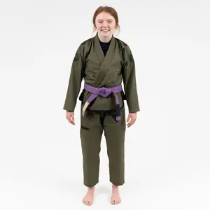 Scramble "Athlete Pro - Green Canvas" Women's BJJ GI