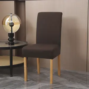 4/6/10/12 Piece Elastic, Soft Comfortable Fabric, Detachable and Easy to Clean, Dining Chair Cover, Suitable for Restaurant Office Hotel