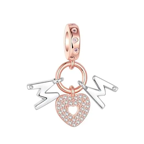 Mom Letters Dangle Charm