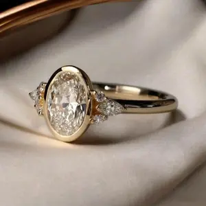 Elegant gemstone engagement ring | Jewelry gift for weddings and everyday life