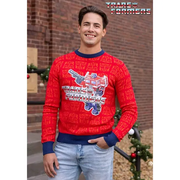 Adult Transformers Sweater, Christmas, Tops Adult Transformers Sweater, Christmas, Tops