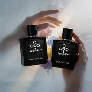 Per order: 2 bottles | Luckywater 1.7 fl oz Men's Fragrance – Fresh Bergamot Lavender | Daily Wear Cologne for Men | Long-Lasting | Birthday Gift for Boyfriend