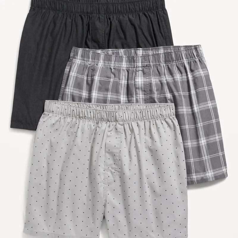 Old Navy Men's 3-Pack Soft-Washed Boxer Shorts -- 3.75-inch inseam