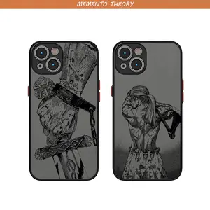 Anime Black Vinland Saga Phone Case for iPhone 16 15 14 Plus 13 12 Mini 11 Pro Max X Xs XR 7 8 Matte Transparent Hard Cover
