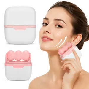 Facial Ice Roller Tool, Promotes lymphatic drainage and relieves facial fatigue; lifts the face and tightens the skin.  and portable—an ideal gift for a girlfriend or for daily use. compact
