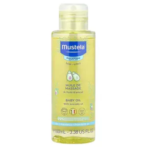 Mustela Baby Oil with Avocado Oil, 3.38 fl oz (100 ml) Mustela Baby Oil with Avocado Oil, 3.38 fl oz (100 ml)