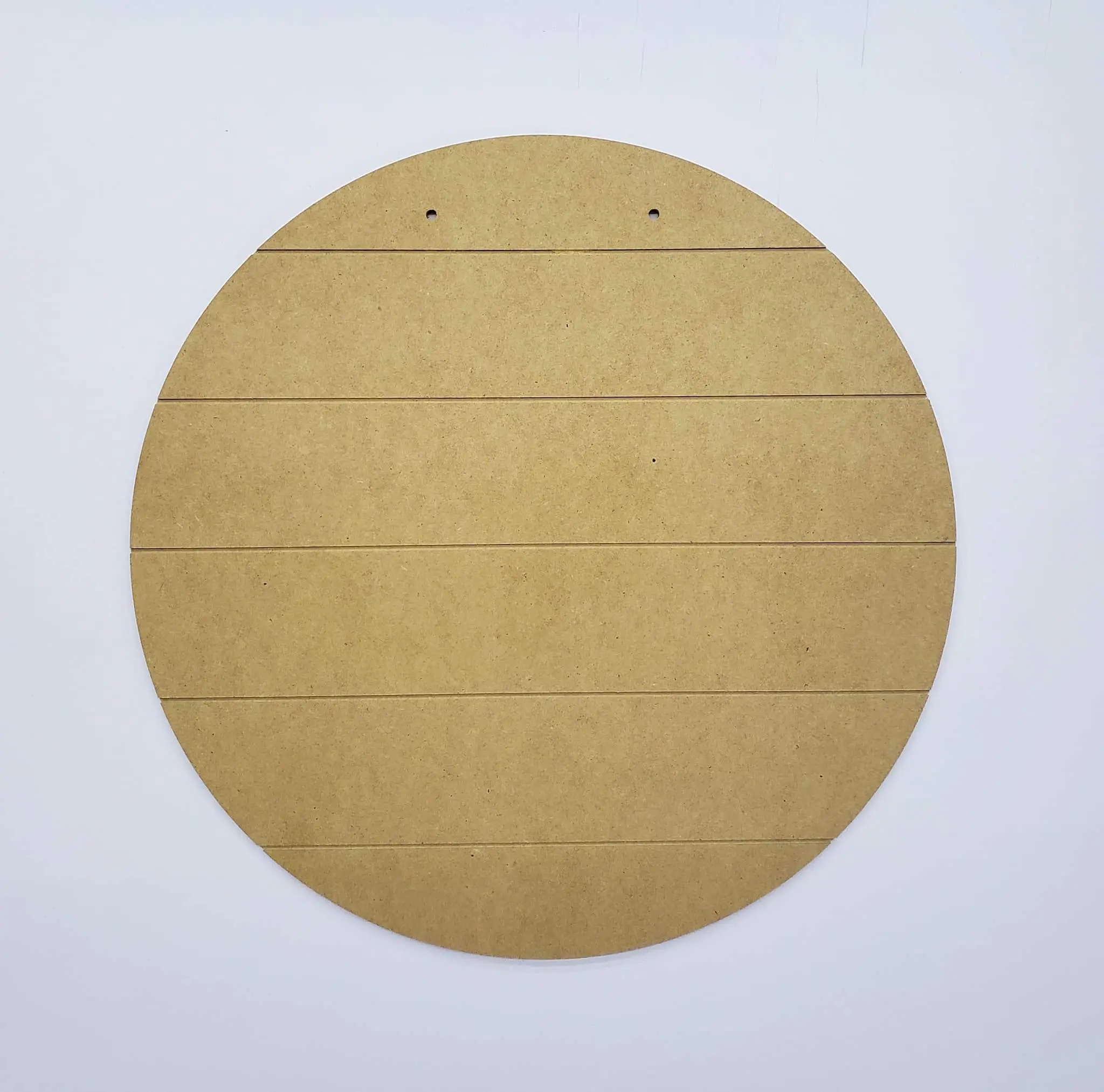 Wood Shape- Reversible Shiplap/Smooth Circle