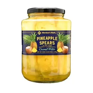 Pineapple Spears in Coconut Water, 42 oz