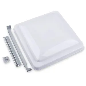 Camp'N Universal RV Roof Vent for Trailer, Camper, Motorhome - 14 Inch RV Vent Covers, White Lid Replacement