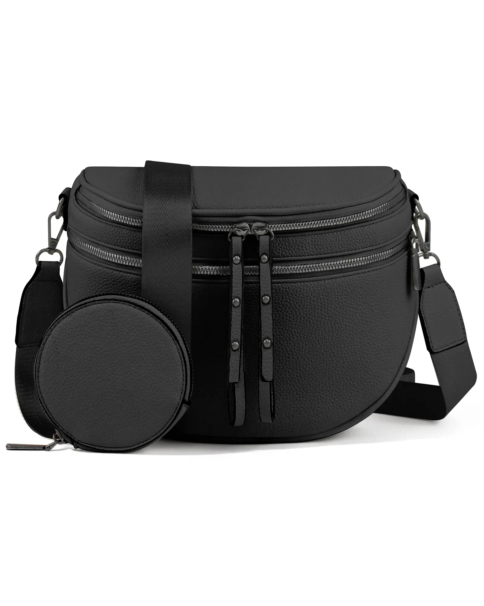 Women's Casual Crossbody & Shoulder Bag, Water-Resistant Back Strap Sling Purse with Coin Pouch, Lightweight for Daily Travel, Back Strap Women's Crossbody & Shoulder Bags, Crossbody Bags For Women, Everyday Carry