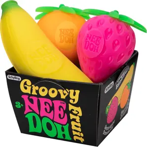 Schylling NeeDoh Groovy Fruit - Novelty Toy