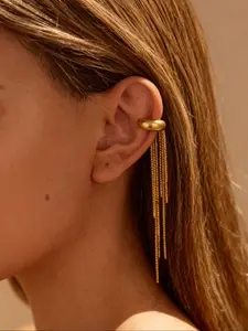 Women's Stainless Steel Ear Cuff Clip Earring, Design, Fashion Jewelry Accessory for Women Daily Wear Party Gift Earcuff