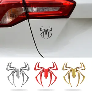 4 Pcs Metal Car Sticker 3D Chrome Emblems Badges Sticker Car Sticker for Universal Car Vehicle, Truck, Motorcycle, RV, Scooter, SUV, Door