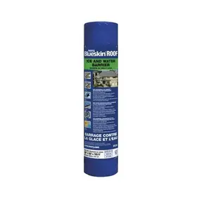 212 MAIN 10oz Self-Adhesive Rain & Ice Barrier Underlayment, Moisture Block, Self-Sealing, Textured Surface (Model 1632058)