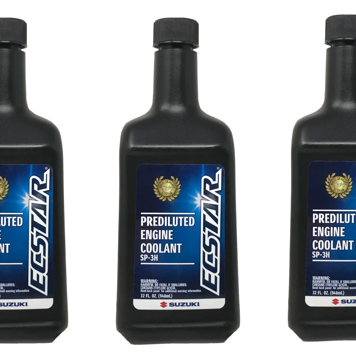 Suzuki Genuine OEM Ecstar Prediluted Engine Coolant 990A0-02E10-01Q - 3 Pack