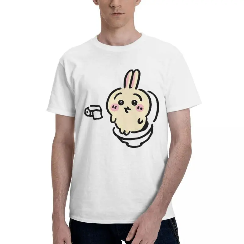 Oversized Graphic T-shirt with Chiikawa Usagi Hachiware Print