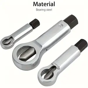 Tools 3pcs Metal Nut Splitter Separator, Manual Pressure Nut Cracker Remover Extractor Tool