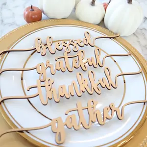 Thanksgiving decor name tag