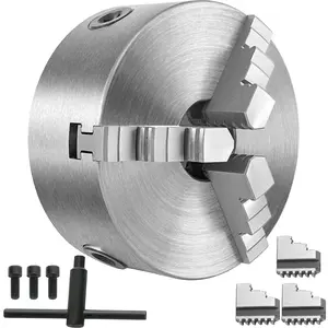 Spring new arrivals K11-160 Lathe Chuck 6\", Metal Lathe Chuck Self-centering 3 Jaw, Lathe Chuck With Two Sets Of Jaws, for Grinding Machines Milling Machines