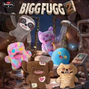 Fuggler Big Fugg Series 2 Giant Plush (19 Inch) - Massive Ugly-Cute Monster in Animal Disguise (Sloth/Mummy), Funny Giant Stuffed Animal Room Decor, Quirky Gag Gift for Teens & Adults