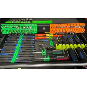 Multi-Size Screwdriver Holder With Magnetic Options, Organize Your Tools In Style!