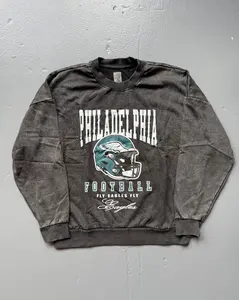 Women's Philadelphia Eagles "Fly Eagles Fly" Washed Crewneck Sweatshirt