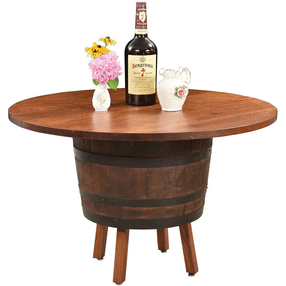 William Sheppee Shooter's Whiskey Barrel Club Table - SHO170