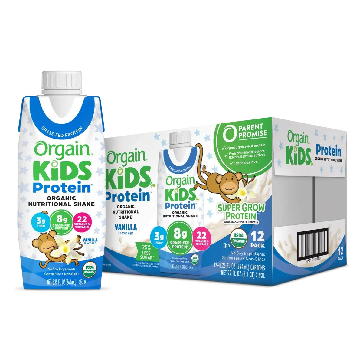 Kids Protein Organic Nutrition Shake - Vanilla Kids Protein Organic Nutrition Shake - Vanilla