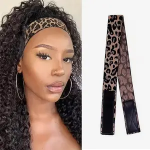 Mscathy 1 Pcs Lace Melting Band - Wig Band for Lace Front Wigs, Adjustable Double-Sided Edge Wrap Head Bands for Frontals, Edges Laying, Secure Hold, No Slip Magic Buckle Melting Multicolor