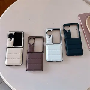 ins wind applies to OPPOfindn3flip mobile phone case findn2flip down jacket findn3flip folding screen matte skin feeling luxury girl personality creative all-inclusive anti-drop protective case