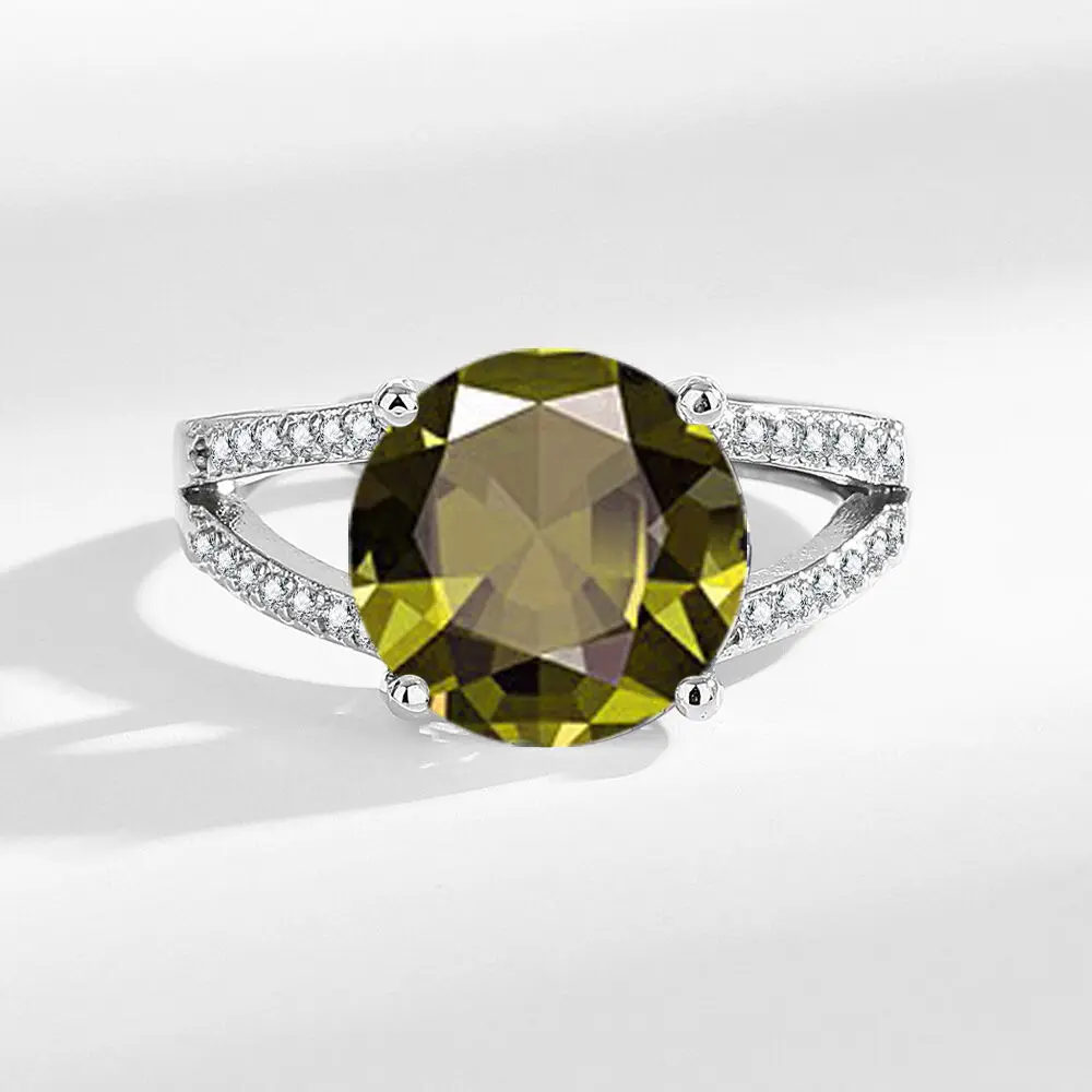 Olive green diamond
