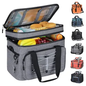 Maelstrom Collapsible Soft Cooler Bag - 30/60/75-Can Leakproof Ice Chest, Portable Large Cooler for Camping, Beach Trips, Grocery Shopping