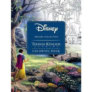 Disney Dreams Collection Thomas Kinkade Studios Coloring Book -- Thomas Kinkade, Paperback