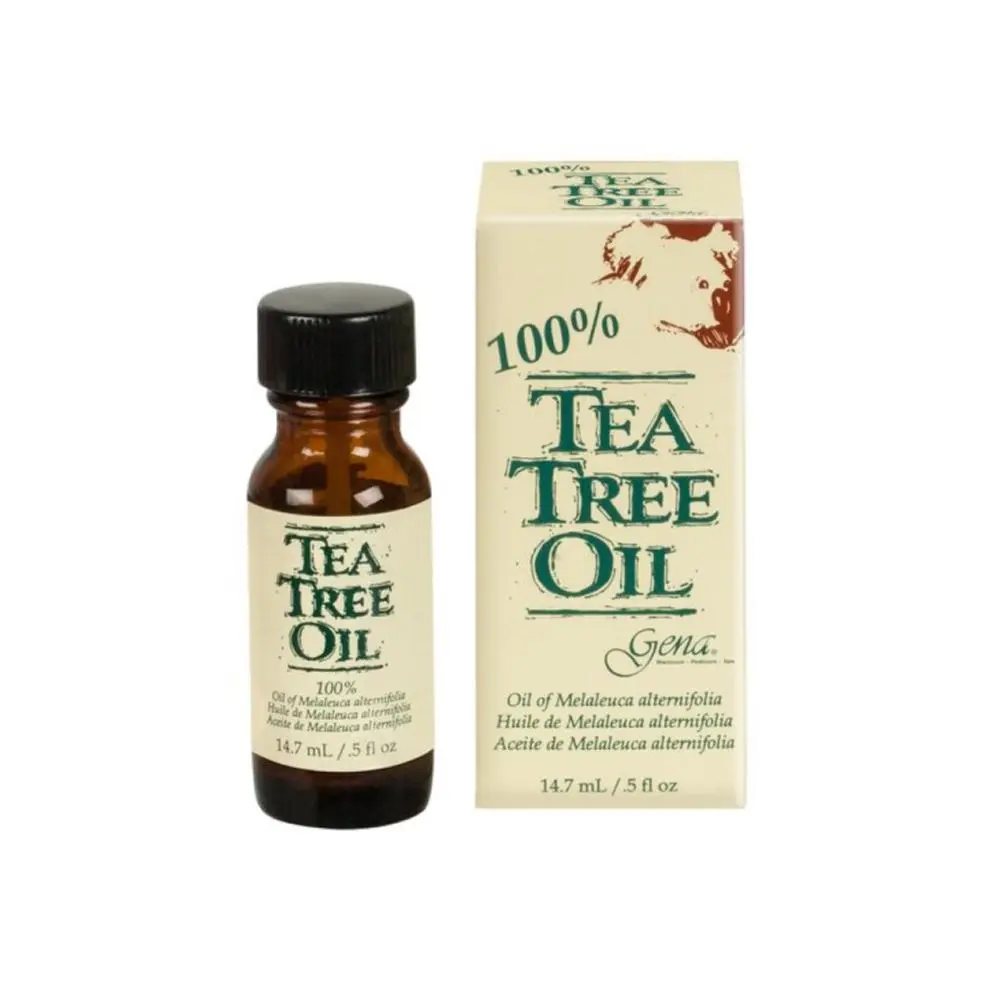 Gena Melaleuca Alternifolia (Tea Tree) Essential Oil - Natural Skin-Friendly Therapeutic Oil with Antiseptic, Soothing Benefits for Aromatherapy, Health, Acne Treatment