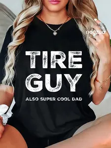 100% Cotton Tire Guy Funny Car Mechanic Costume Gift T-Shirt