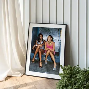 Kate Moss, Naomi Campbell, Photography Prints, Fashion Wall Art, Retro Poster, Fashion Print, Museum Quality Photography Poster