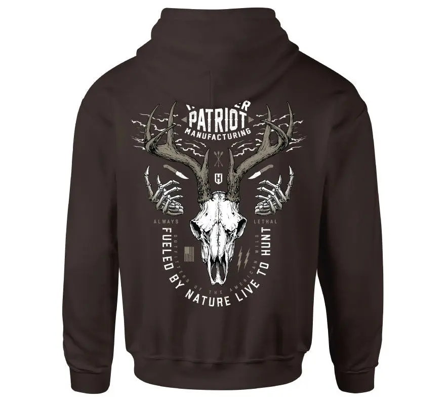 Howitzer Men's Casual Fueled By Nature Bold Art Graphic Pullover Hoodie - Ultra Soft Cotton-Polyester Fleece, Premium Fit, Tagless Neck, Fashion Tops, Pull-On Sweatshirt, Bold Art Graphic Men's Hoodies